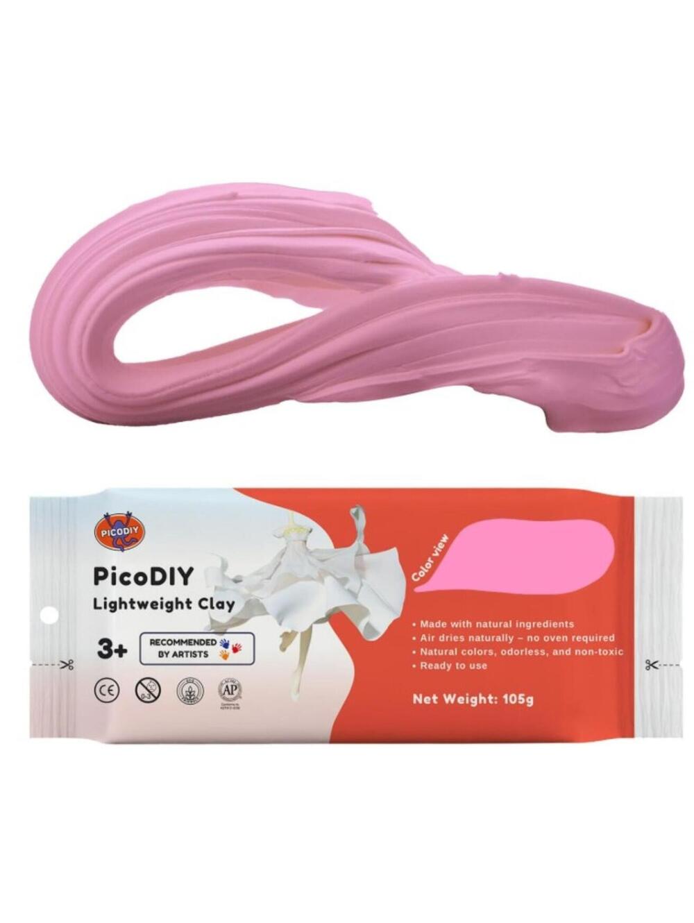 PicoDIY Lightweight Clay Natural Air Dry for Anime Figures Non Toxic Ages 3+ New